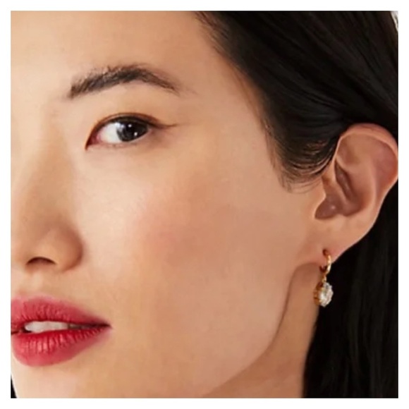 KATE SPADE • Treasure Trove Huggies Hoop Earrings - Picture 2 of 5